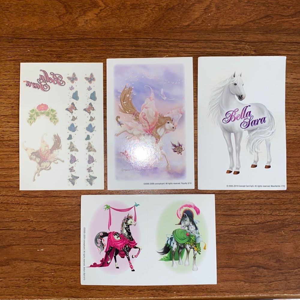 Bella Sara Tattoos and Stickers Pack!